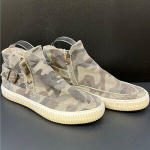 Blowfish Malibu Women's Grey Camo Shoes/Sneakers Sz 8M SKU 5248